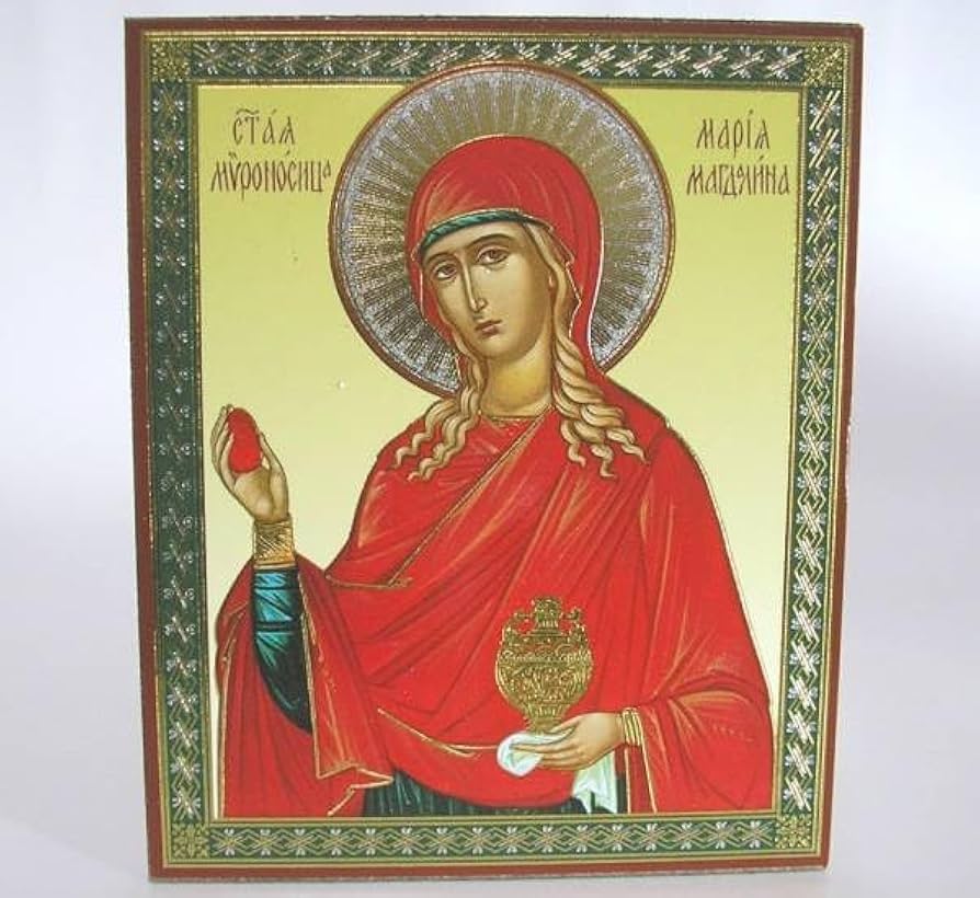 Amazon.co.jp: イコン マグダラのマリアマリヤマグダレナ携香女