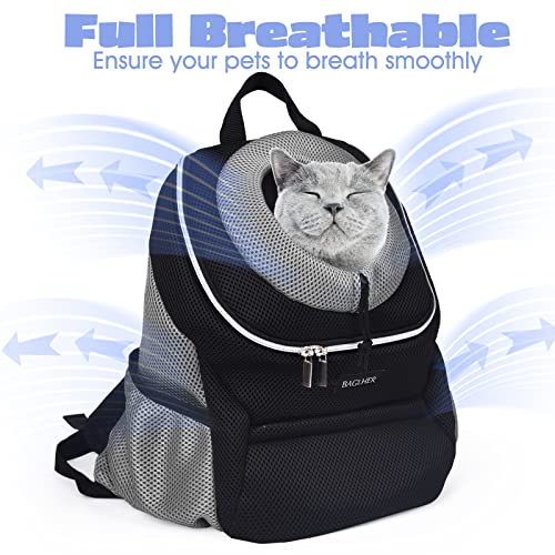 BAGLHER Pet Carrier Backpack, Comfortable Dog Cat Carrier Backpack, Weight-Reducing Shoulder Strap, Thicker Bottom Plate… - Image 2