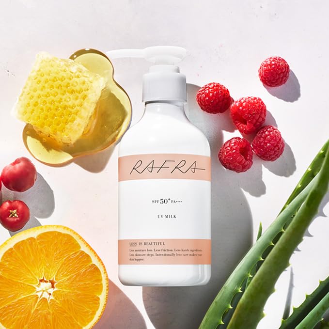 Amazon.co.jp: RAFRA Sunscreen Cream 180g UV Milk SPF50+ PA++++