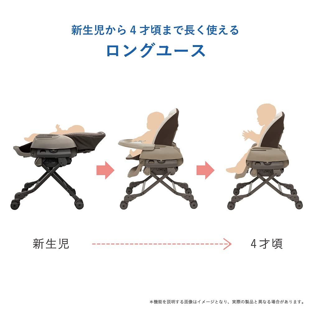 Amazon | コンビ ハイローチェア 新生児から4才頃 ネムリラ FF