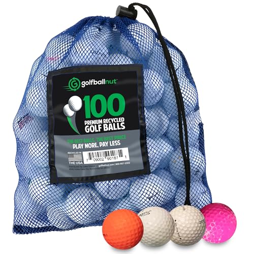 GolfBall Nut 100-Pack Used Balls