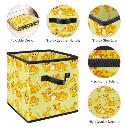 Boîte pliable léopard pour placard optimisant l'espace de la chambre - 5
