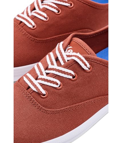 Image of Keds Women's Champion Canvas Lace-Up Rust Canvas 6.5 Wide
