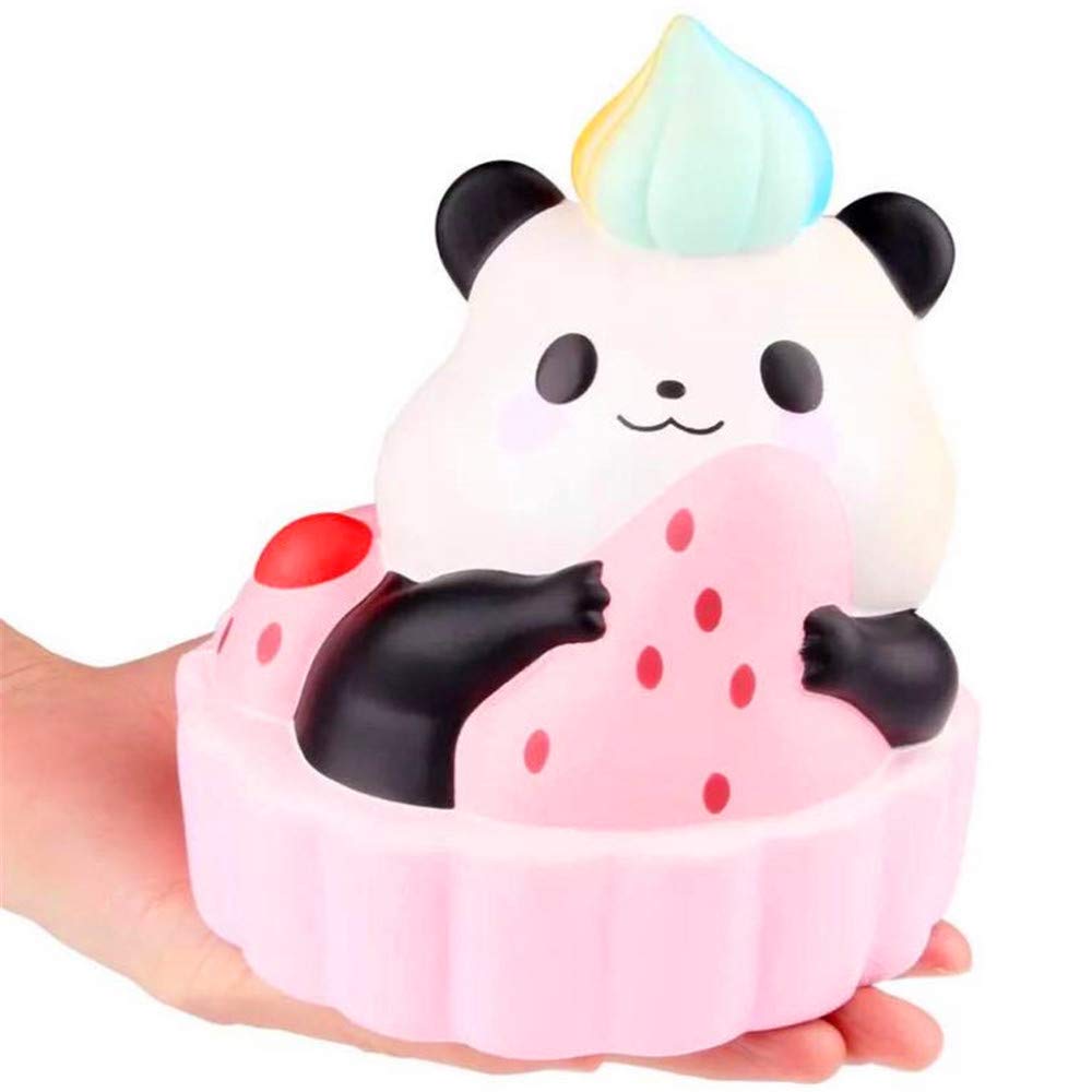 Slow rebound simulation red panda cake toy decompression relaxation toy children adult toy