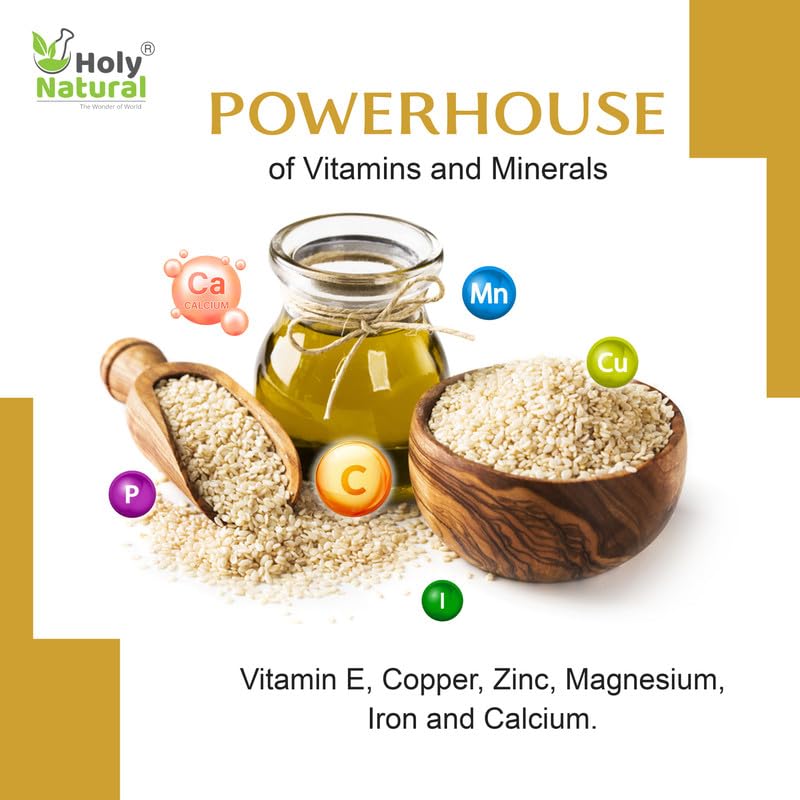 Sesame Seed Oil I Extra Virgin Cold-Pressed, No GMO,Untreated and Unrefined Sesame Seed Oil –Grate for Cooking & Flavor Enhancer in Many Cuisines (10.15 Fl Oz (Pack of 1)) - Image 2