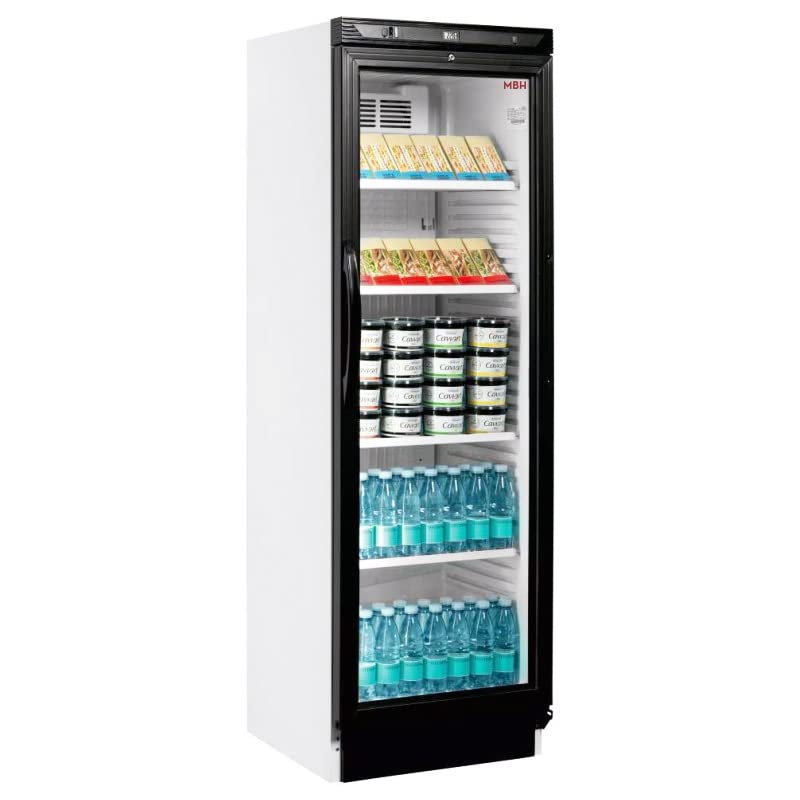 MBH - Armoire à boissons professionnelle 372 litres. Vitrine réfrigérée frigo porte vitrée - MADE IN EUROPE