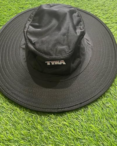 Image of TYKA Cricket Panama Hat | Wide Brim Sun Protection Hat with Sweat-Absorbent Towel Lining | Lightweight & Breathable Headwear for Cricket Matches