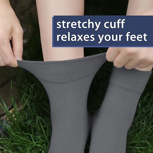 Image of FGZ Women Thin Cotton Socks Soft Cozy Socks Cute Ankle Crew Socks 5 Pairs
