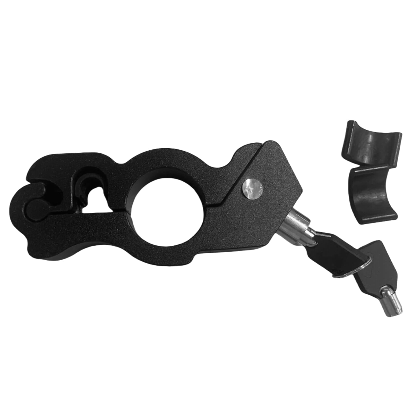 Hsioluted Black Motorcycle Handlebar Throttle Security For Atv Dirt Street Bikes Anti Theft Locking Device Anti-Steal Pull Rod Security