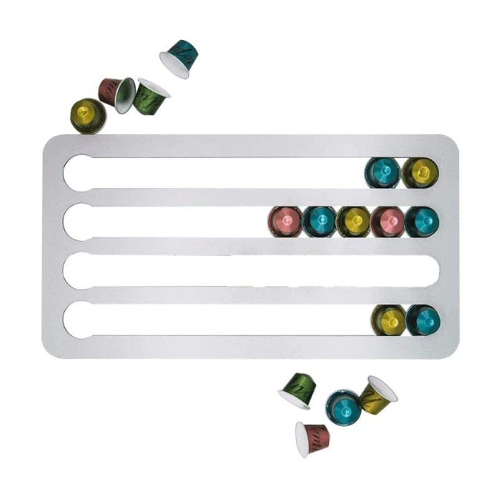 Cestino per la conservazione delle capsule di caff Supporto for capsule di caffè Supporto for torre di cialde di caffè rotante Rack di stoccaggio for cialde di caffè girevoli Ripiani di stoccaggio Cap