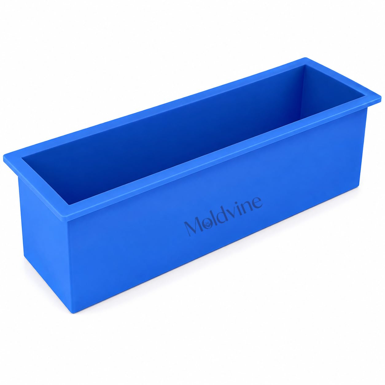Silicone Loaf Soap Mold for Handmade Soap Making | Large Food Grade Non-Stick Flexible Rectangular Silicone Mold | DIY Soap, Loaf Cake, Bread, Chocolate & Resin Mold | 26 x 7.2 x7.5 cm | Blue-image-27