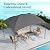 SUNSHINE VALLEY 10'x13' Outdoor Gazebo,Waterproof Arc Canopy Tent with Permanent Galvanized Iron Pipe Frame,UV Protected Patio Gazebo, for Lawn,Backyard and Deck,Grey