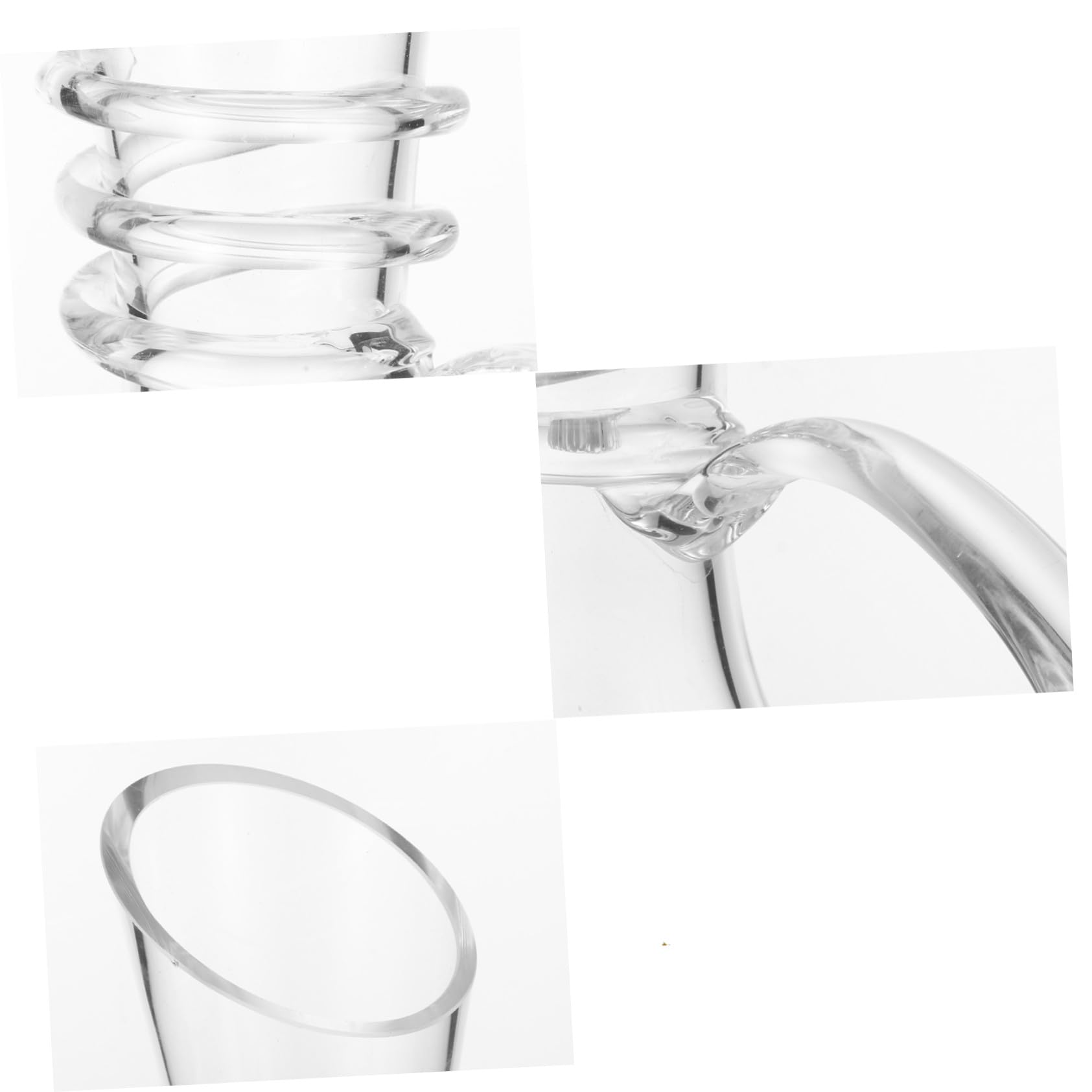 PRETYZOOM 1pezzi Decanter per Vino in Cristallo Bottiglia Versante per Vino Rapido Decanter Vetro Caraffa per Servire