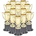 4" Gold Tone Plastic Trophy (12 Pieces)