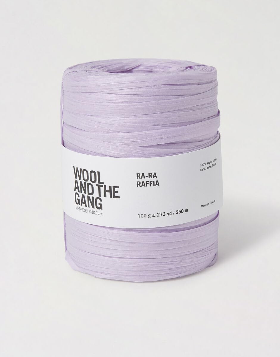 Wool and the Gang - Ra-Ra Raffia, Lilac Powder, 100g — image 1