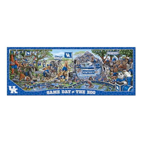 Image of YouTheFan NCAA Kentucky Wildcats inchGame Day At The Zoo inch 500 Puzzle