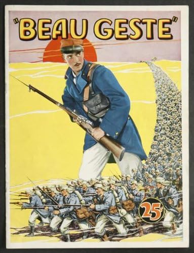 Beau Geste Movie Poster (27 x 40 Inches - 69cm x 102cm) (1926) -(Ronald Colman)(Neil Hamilton)(Ralph Forbes)(Alice Joyce)(Mary Brian)(Noah Beery)