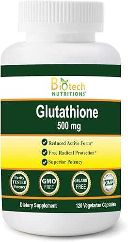 Glutatión 500 mg 120 Cápsulas Vegetales
