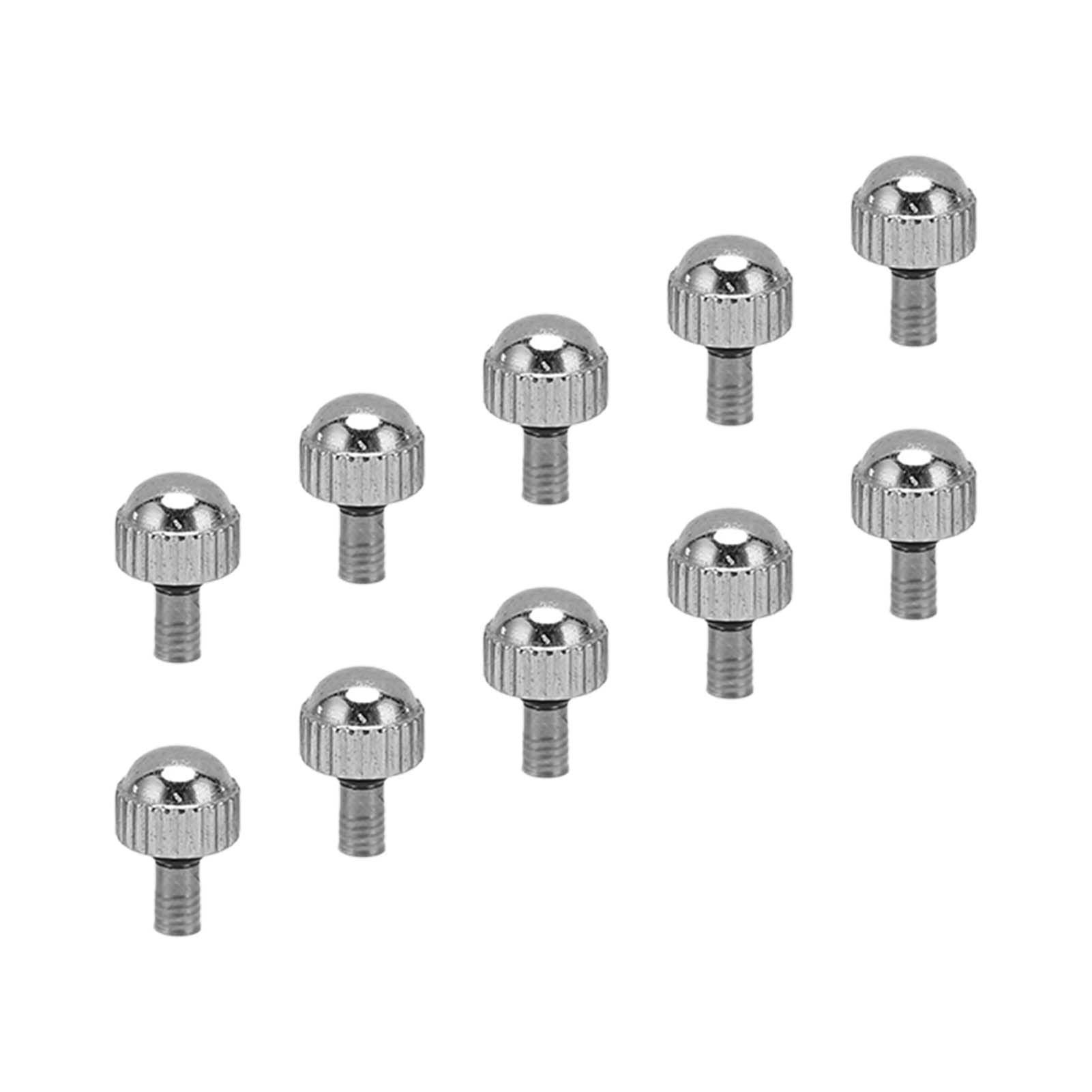 KJSHXYG 10pcs Alloy Watch Crown Parts, Sturdy and Waterproof Replacement Spare Parts for Professional Watch Repair, Lightweight and Easy to Carry