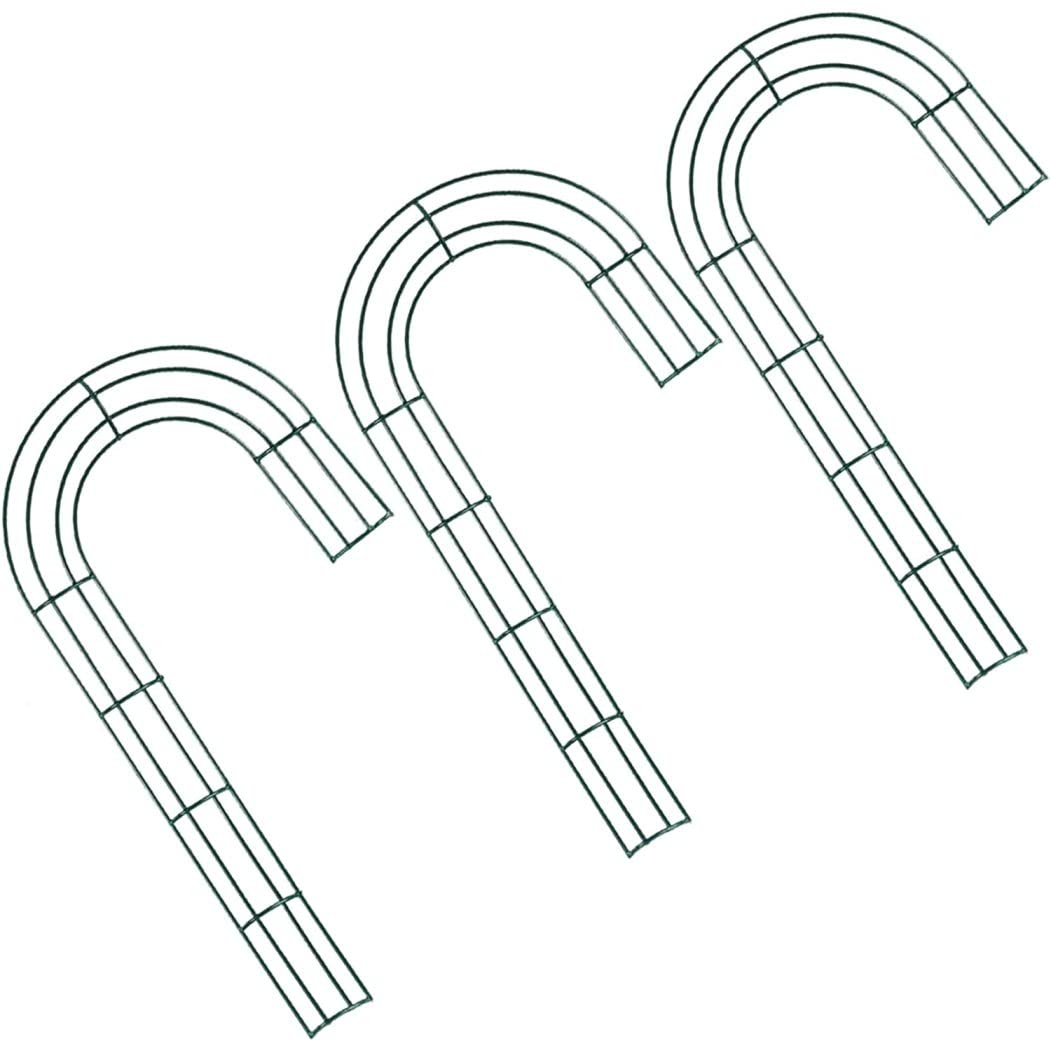 Couronne de fil de fer 3 pcs 12 pouces métal pour décoration de Noël
