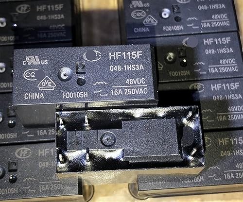 Relé HF115F 024-1HS3A mini relé electromecánico de 6 pines para circuito impreso 24VDC
