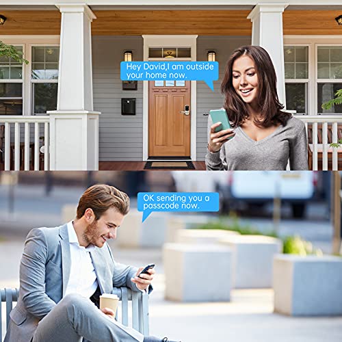 Smart Lock, Smonet Deadbolt Lock With Keypad, Keyless Entry Biometric Fingerprint Front Door Locks, Bluetooth Electronic Digital Lock With Reversible Handle, App Control, Ic Card For Home, Apartment #TOP5