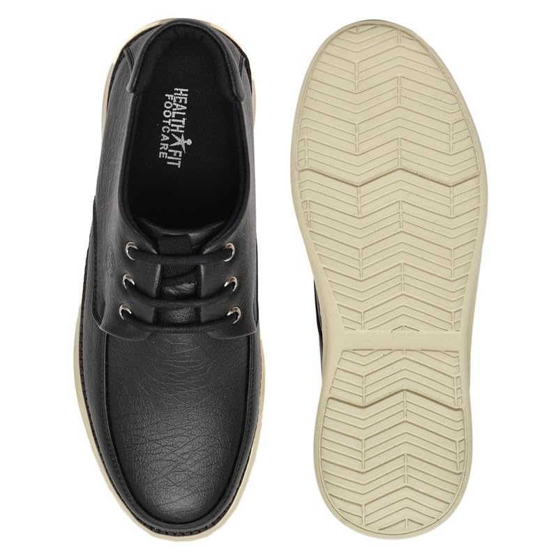 Image of HEALTH FIT Super Comfortable & Breathable Soft Sole Ultra-Lightweight Shoes Everyday Stylish & Durable Classic Design Shoe for Men's 1733