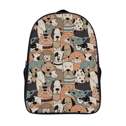Sac à dos enfants motif chien 3D : fini les goûters écrasés dans le sac