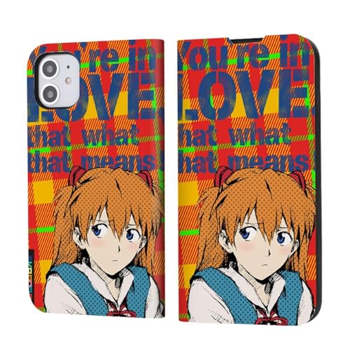 新世紀エヴァンゲリオン 用の IPhone 17 スマホケース 17pro 携帯カバー EVA 手帳型 16 plus 15 Pro 14 用 アニメ携帯ケース 横置きスタンド機能 放熱性 着脱しやすい 全面保護 カメラ保護 衝撃吸収(A02,IPhone