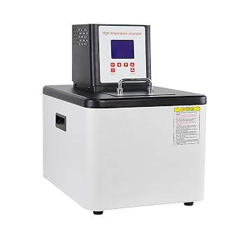 US in Stock 6L Laboratory High-Temperature Circulating Oil Bath,Up to 300C/572F,Lab Constant Temperature Heating Tank,0.1C High Precision Thermostat,for Glass Reactor,110V 6L