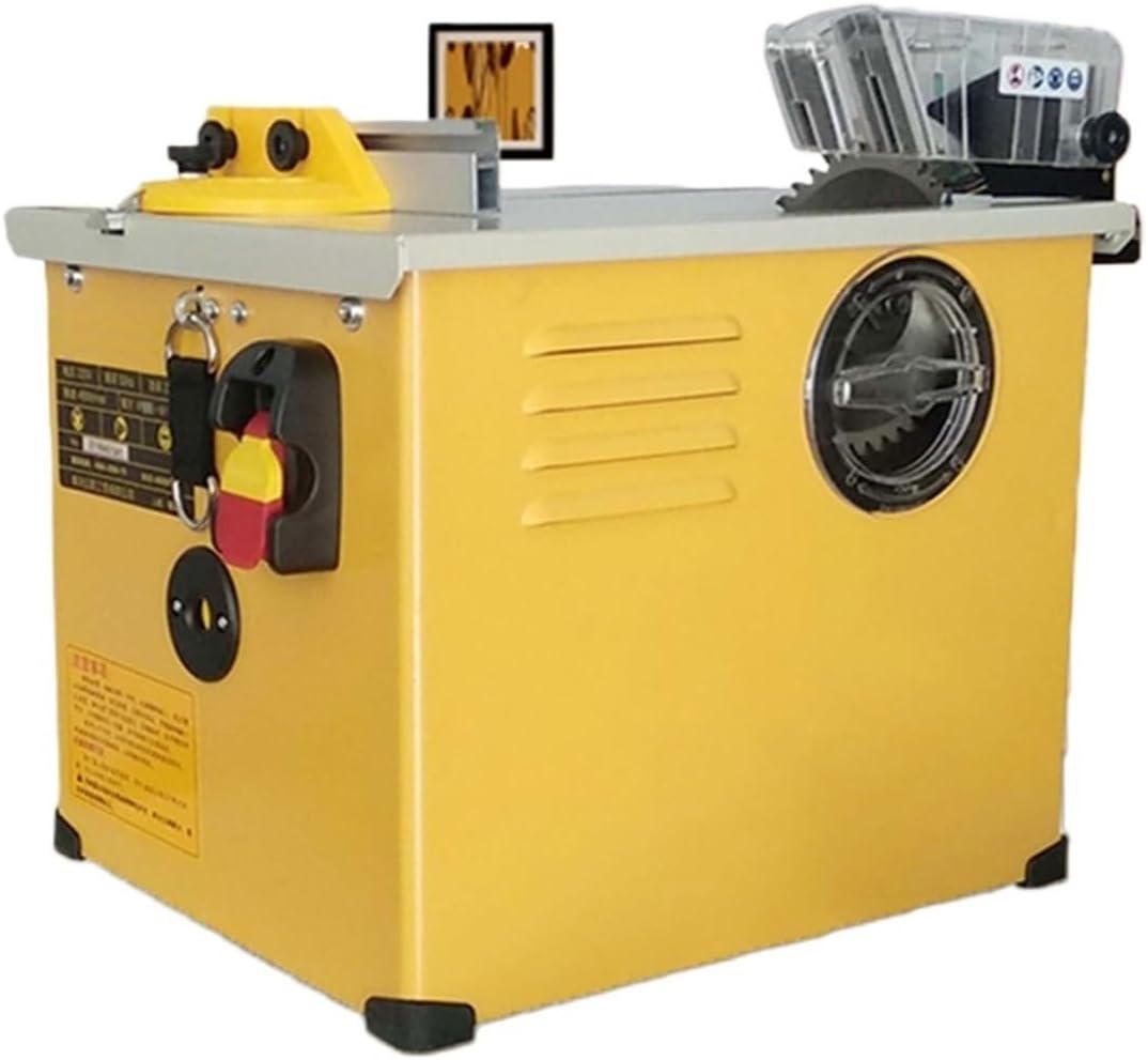 Woodworking Table Saw Multifunctional Wood Cutting Machine Household Dust-Free Electric 2300W 4900r/min,Practicality