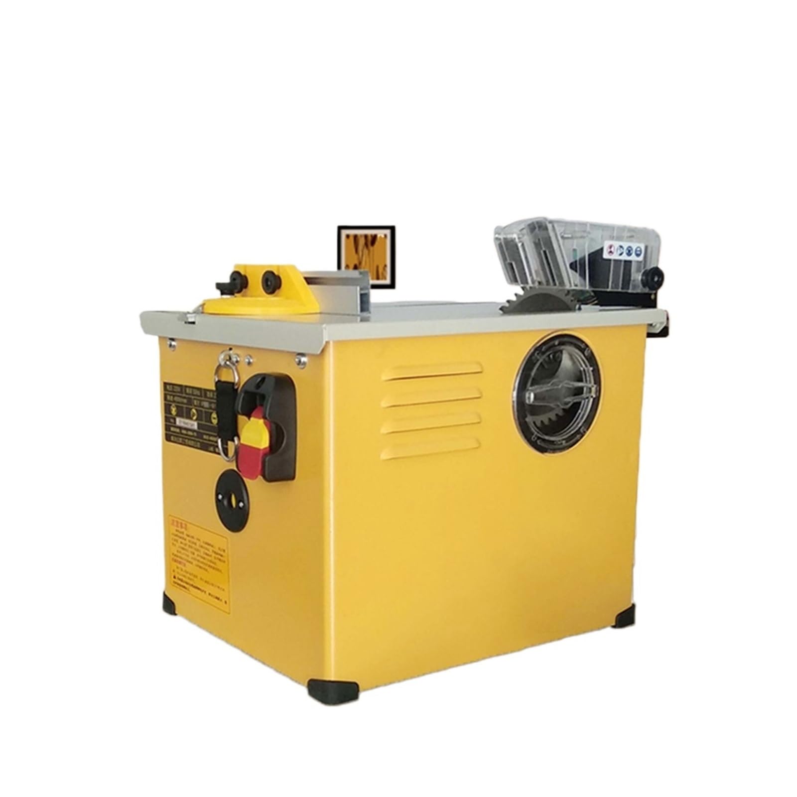 Scie de table 2300W à haute vitesse 4900r/min pour des coupes nettes sans poussière
