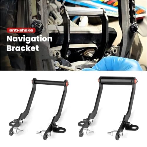 Support navigation moto Tiger 900 rigide et anti-vibrations 12mm - 5