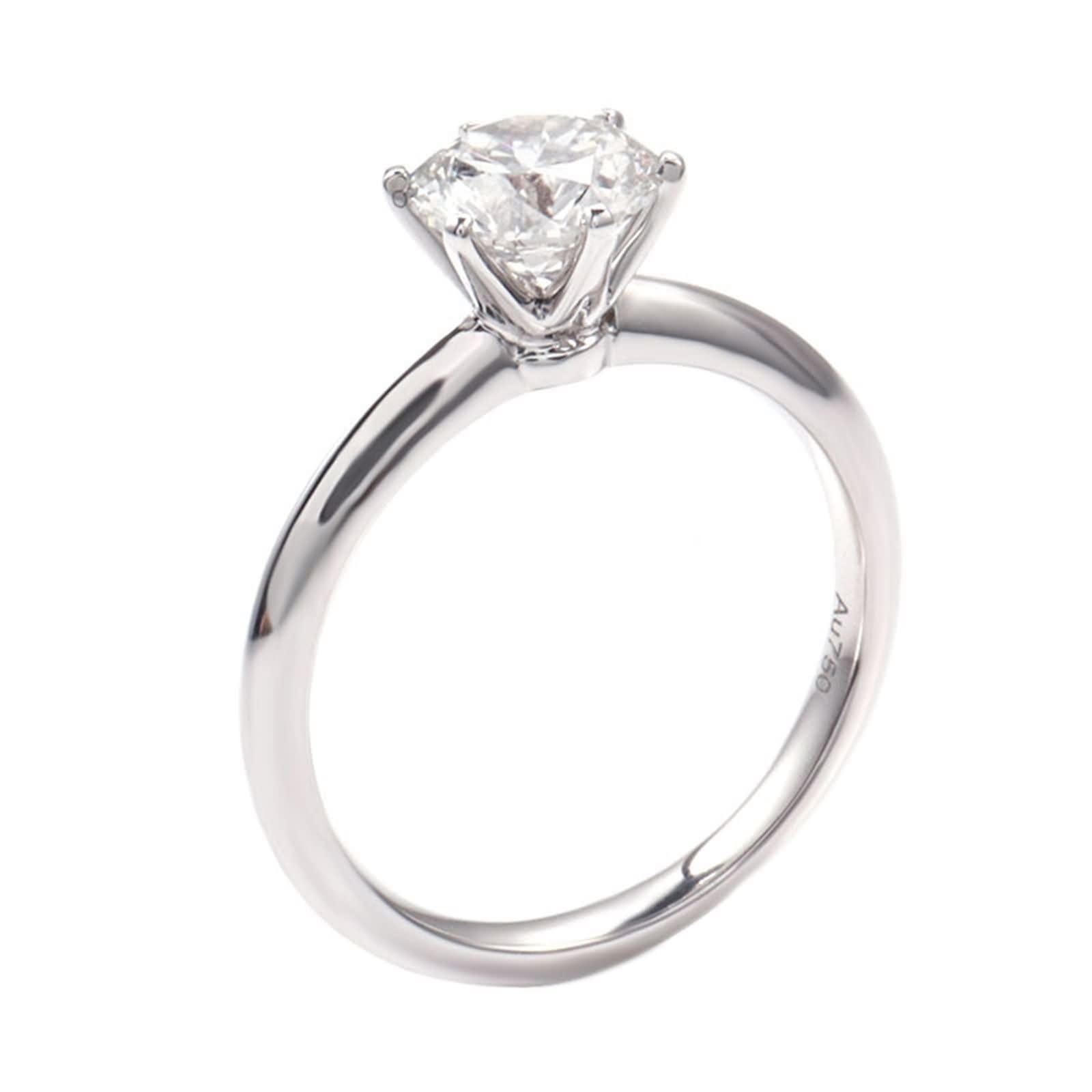 KnSam Eheringe Au 375/585/750 Weiß Gold, Solitär Antragsring mit 1ct Moissanit, Weißgold 9K/14K/18K Bandringe Echt Goldschmuck, Gr.47-62