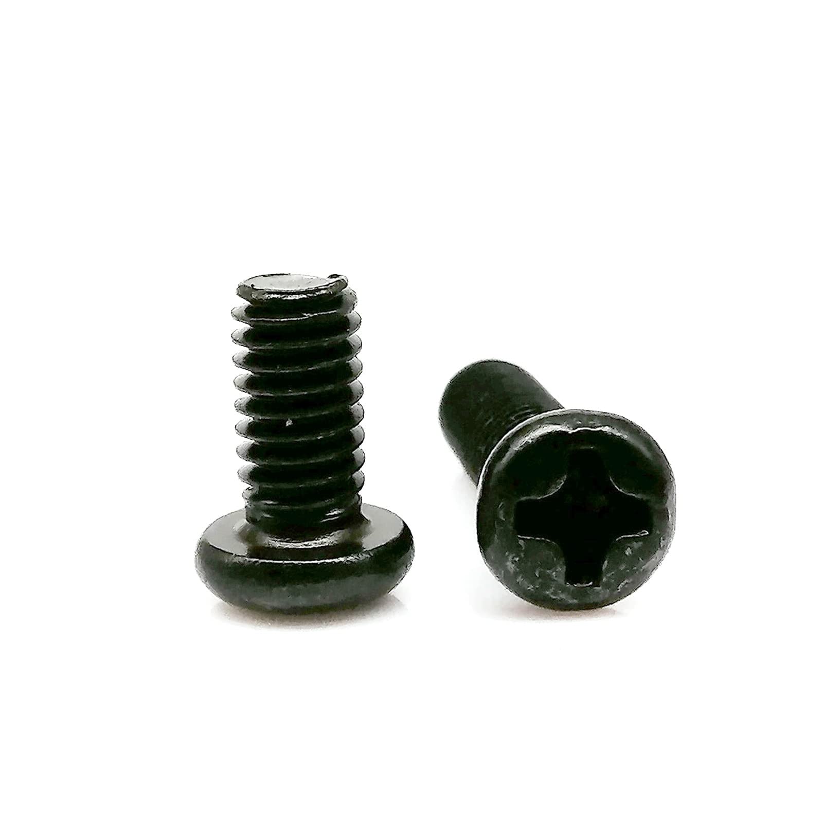 Tornillo Tornillo 50 Uds M1 M1.2 M1.4 M1.6 M2 M2.5 M3 M3.5 M4 Mini pequeño Micro Acero Negro Cruz empotrada Phillips Pan Tornillo de Cabeza Redonda Tornillo de Madera Insertos roscados