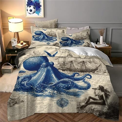 Housse de Couette Chat 3D Parure de Lit Microfibre Ultra Douce Super King