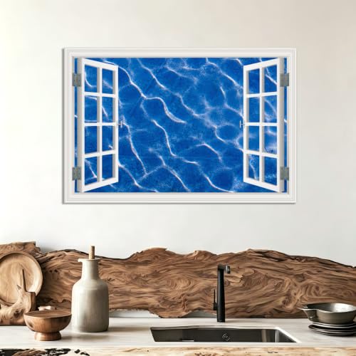 Cuadro lienzo paisaje natural 20x30cm sin marco con vista al lago para decoración interior 3