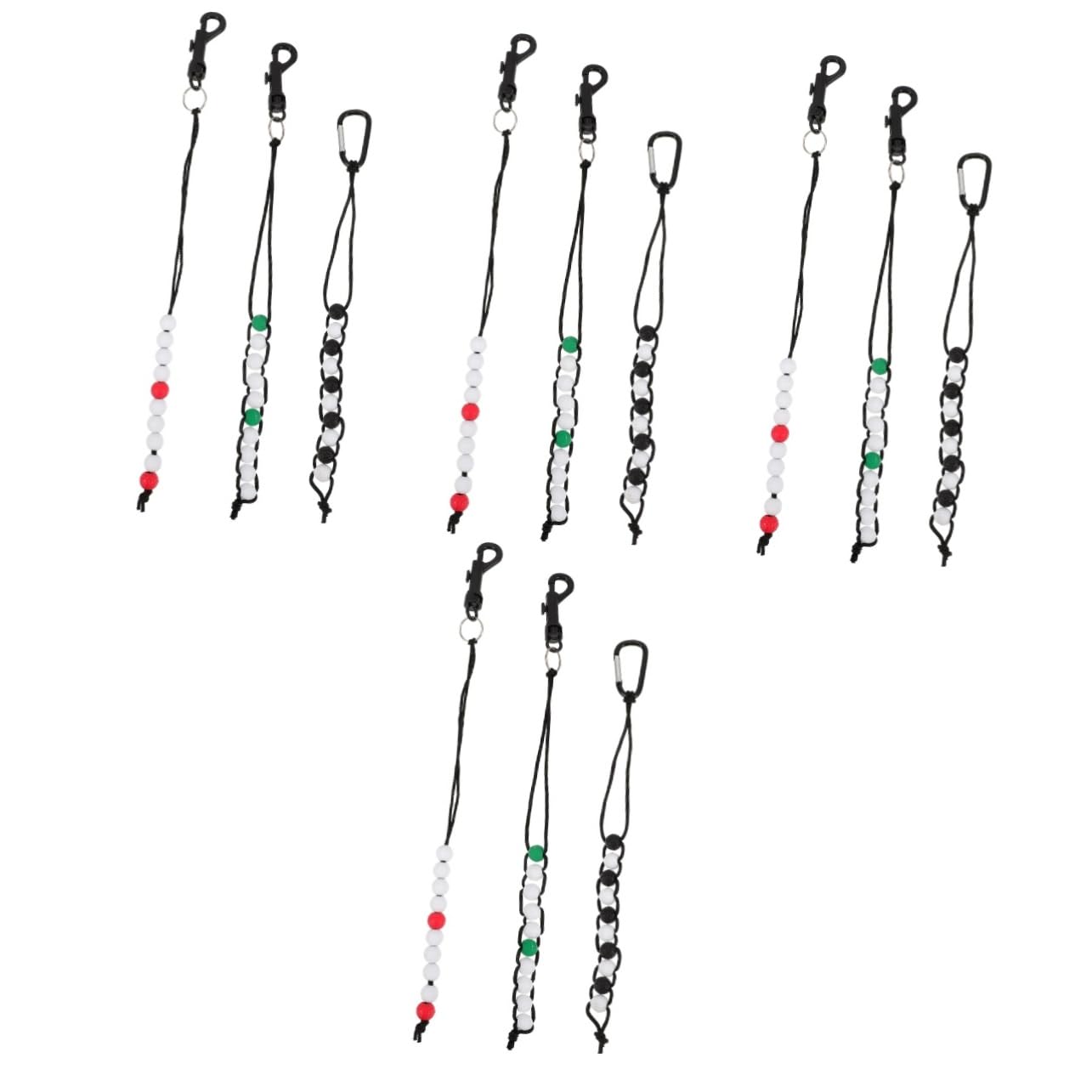 TOYANDONA Contador De Cuentas De Golf Accesorios De Golf Cadena De Golf Dispositivo De Golf Suministros De Golf Herramienta Cuenta De Golf Cuenta De Golf Cuenta De Golf De Plástico