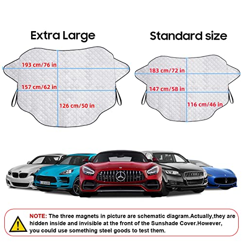 Bigmeda Parabrezza Parasol Auto, Protezione