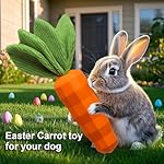 Easter Dog Toy Squeaky Chew Toys for Aggressive Chewers Dog Rubber Toy for Training and Cleaning Puppy Teething Toys Durable Interactive Tough for Puppy Medium - Image 2