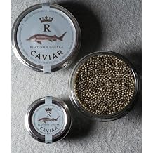 Regalis Platinum Dutch Caviar 1 oz 28g | Premium Sturgeon Roe | Sustainable European Caviar | Gourmet Luxury Appetizer