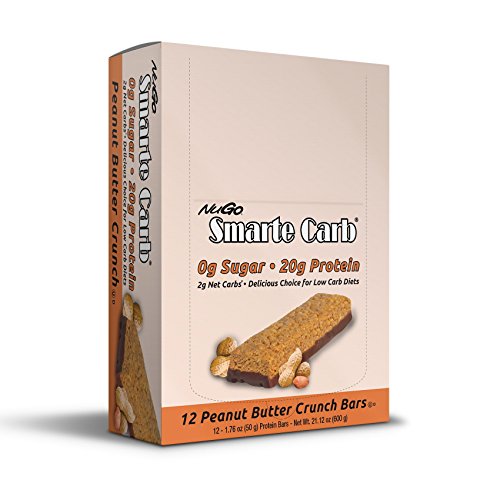 NuGo Smarte Carb Chocolate y Peanut Butter Barrita Proteica Pack miniatura 6