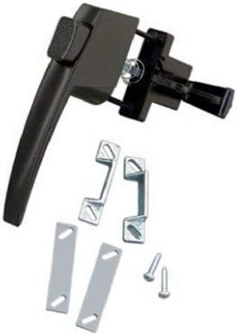 Wright Products Free Hanging Handle with Push Button Latch, No Lock-Out Feature, Florida Bronze