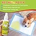 Clawzbey Dog Potty Training Spray Set, No-Go Spray & Here Potty Training Spray, Puppy Essentials, Stops Urination & Marking, Indoor and Outdoor Use (1.7 fl oz, 2 Pack)