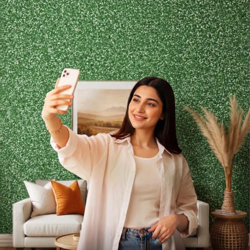 Image of Marble Texture Paint, 3D Designer Stone and Granite Luxury Finish, Washable Water Resistant Acrylic Emulsion, Interior Exterior Ready to use (Emerald Quartz)