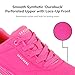 Skechers Women's Uno-Night Shades Sneaker Cooled Memory Foam, Skech-Air Midsole, Durabuck Upper, HOT Pink, 7.5