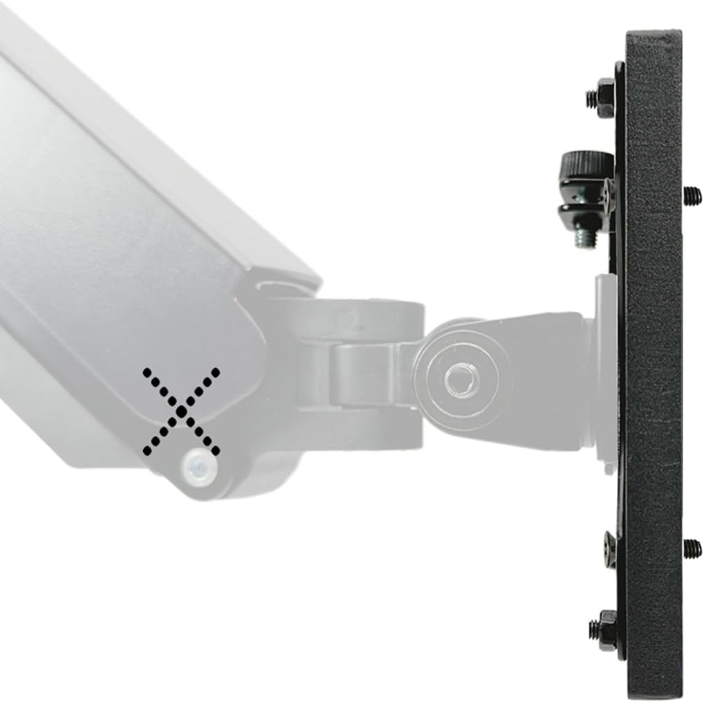 Counterweight for Monitor Arm - 1.1Ib/3.3lb/5.5lb Iron Weight Plate with VESA 75/100 Holes, Universal Compatible for Phone & Tablet Mounts, Solve Monitor Stand Sagging & Floating Issues (5.5)