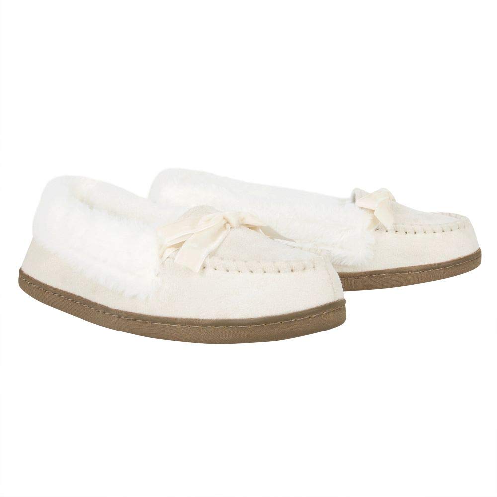jessica simpson womens micro suede moccasin indoor outdoor slipper shoe