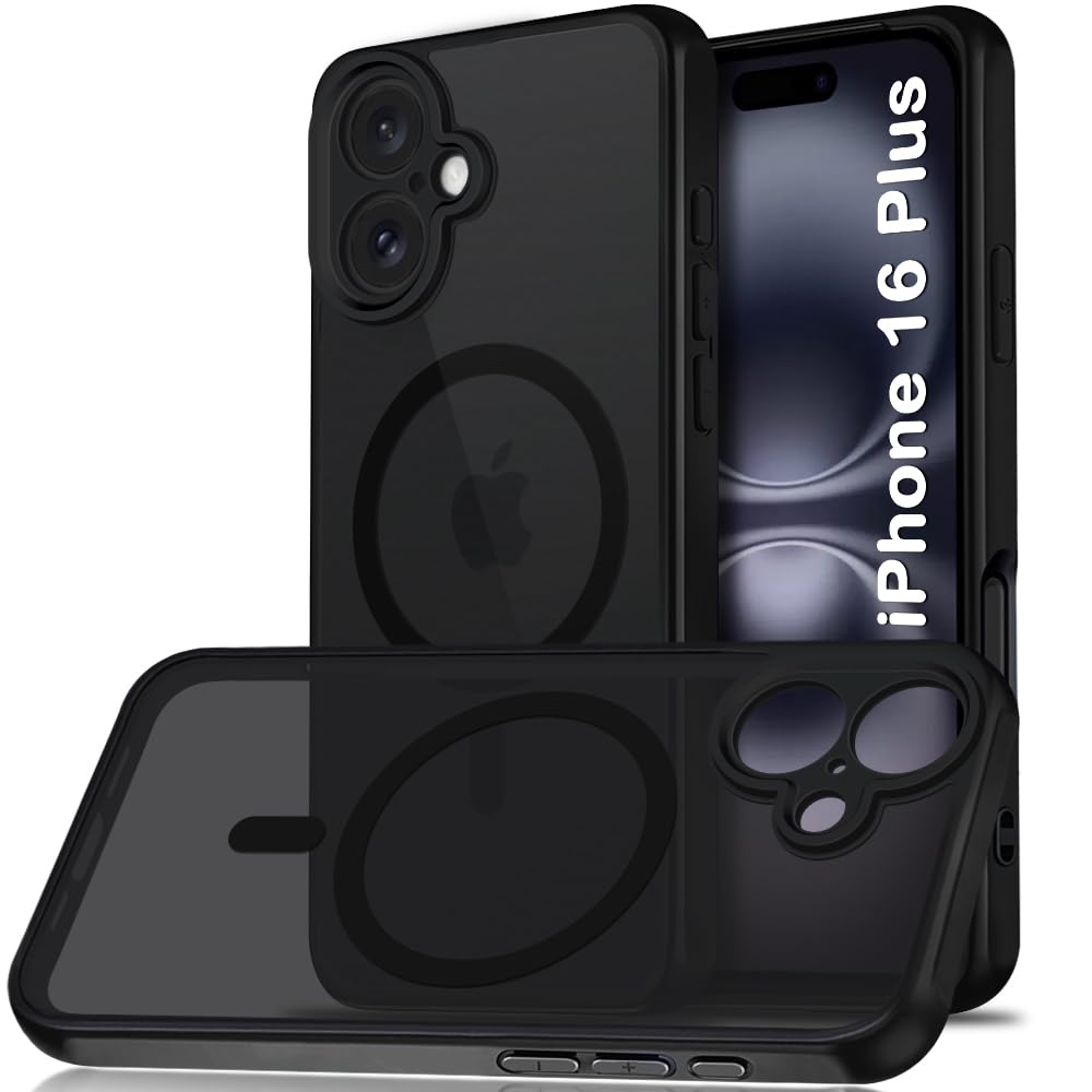 TheGiftKart for iPhone 17 Pro Max Case, Matte Frosted Hard Back Cover Compatible with MagSafe, Hybrid Shockproof iPhone 17 Pro Max Cover with Camera & Screen Protection (PC & TPU, Translucent Black) — Amazon image 10
