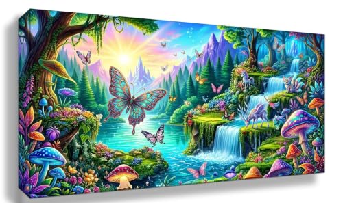 Peinture diamant jardin pour adulte, un projet créatif 5D pour sublimer votre mur.